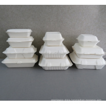 Sugar Cane Bagasse 8 Inch 3 Compartment Food Container